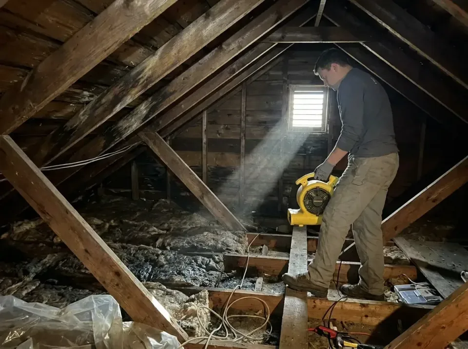 attic-water-damage-drying-proc-007 — frequently asked questions, Emergency Water Extraction & 24/7 Flood Response in Campbel…